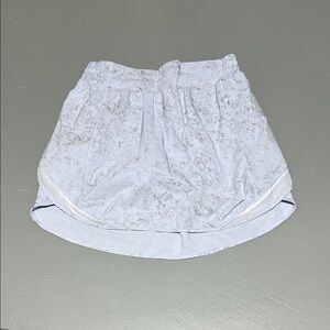 Lululemon Pastel Light Blue Hotty Hot Athletic High Rise Skirt